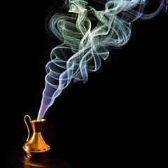 How to Conjure Visions in Ribbons of Smoke