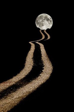 Trail to the moon
