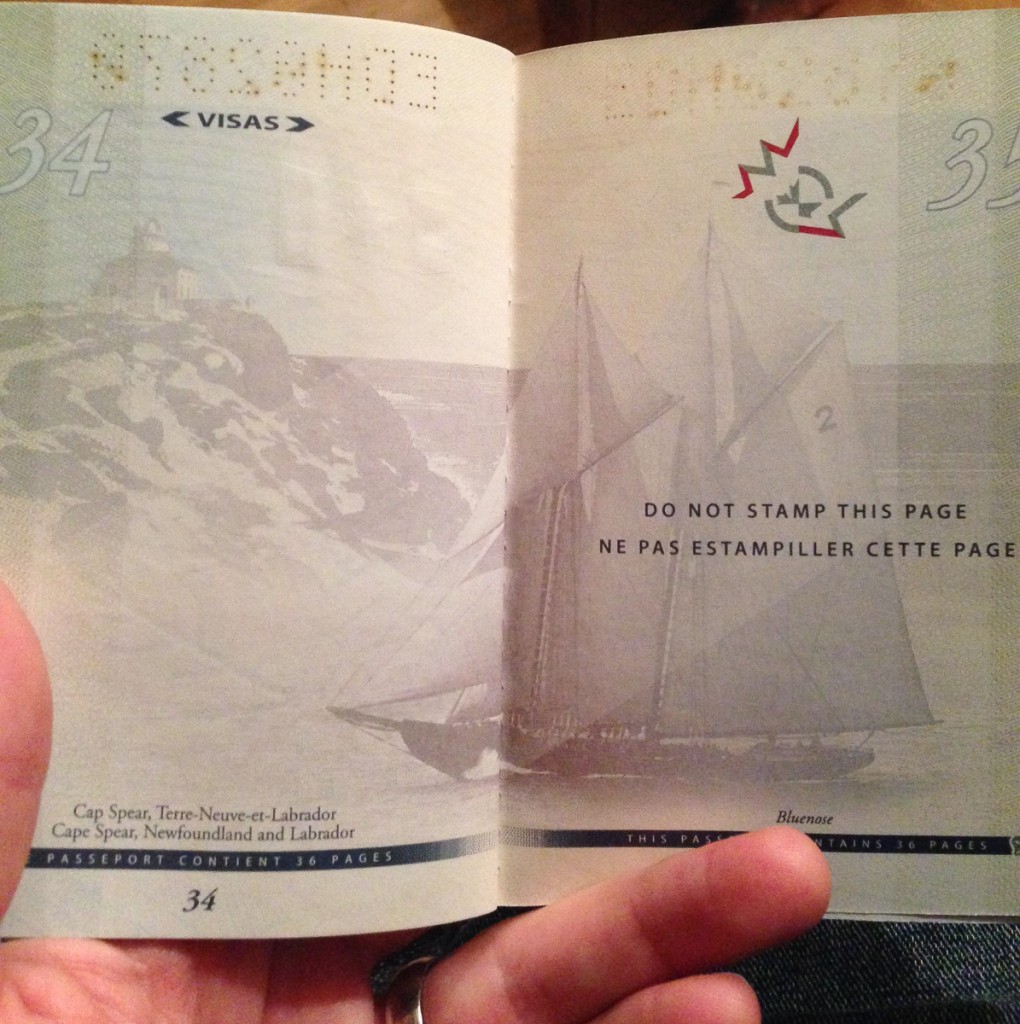 Canadian passport