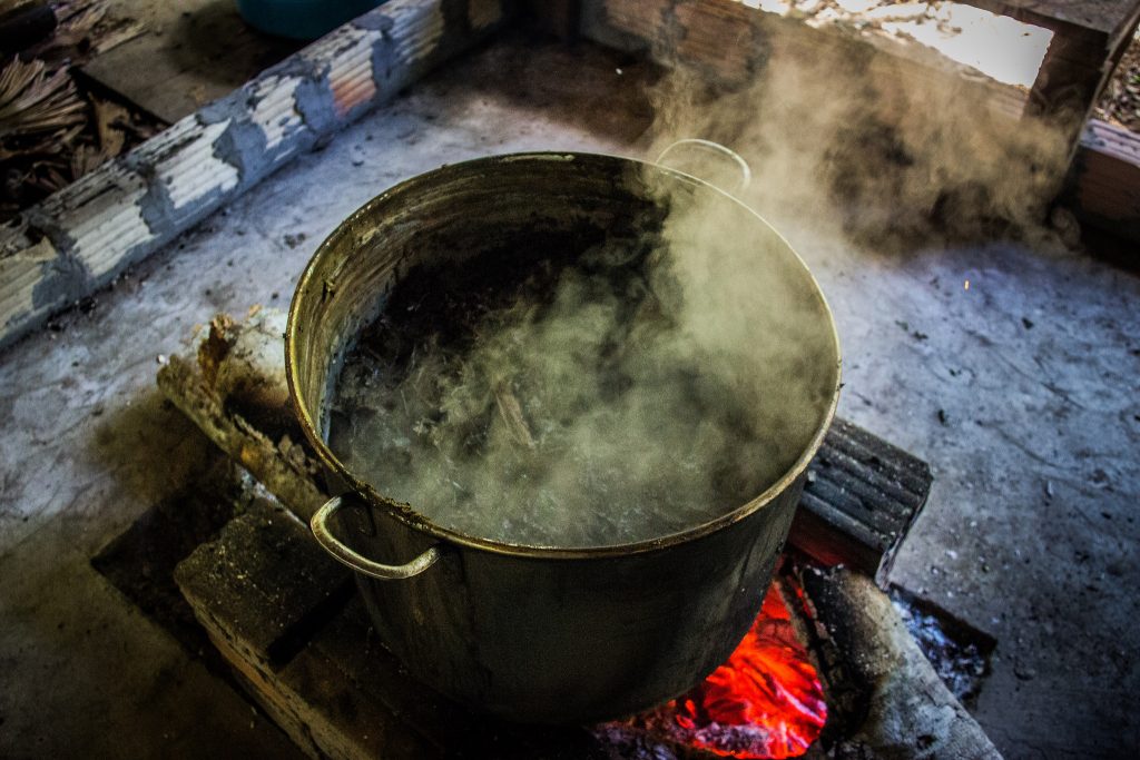 Ayahuasca Pot Boiling